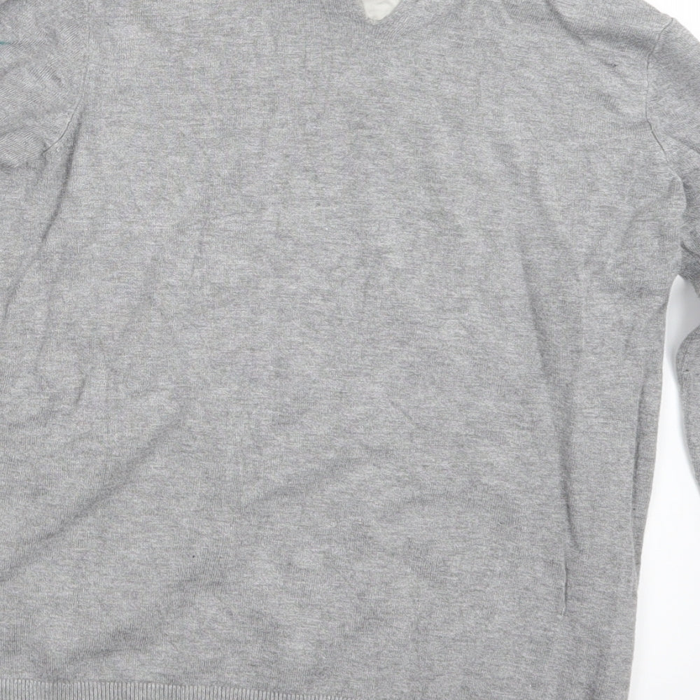 Dorothy Perkins Womens Grey Knit Pullover Jumper Size 8