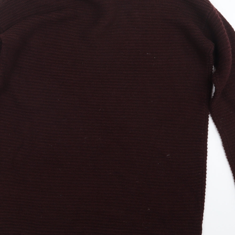 Cyn Cal Mens Purple Knit Pullover Jumper Size M