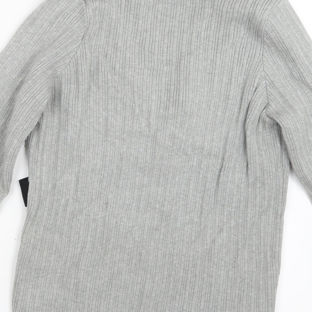 ASOS Womens Grey Knit Pullover Jumper Size 16