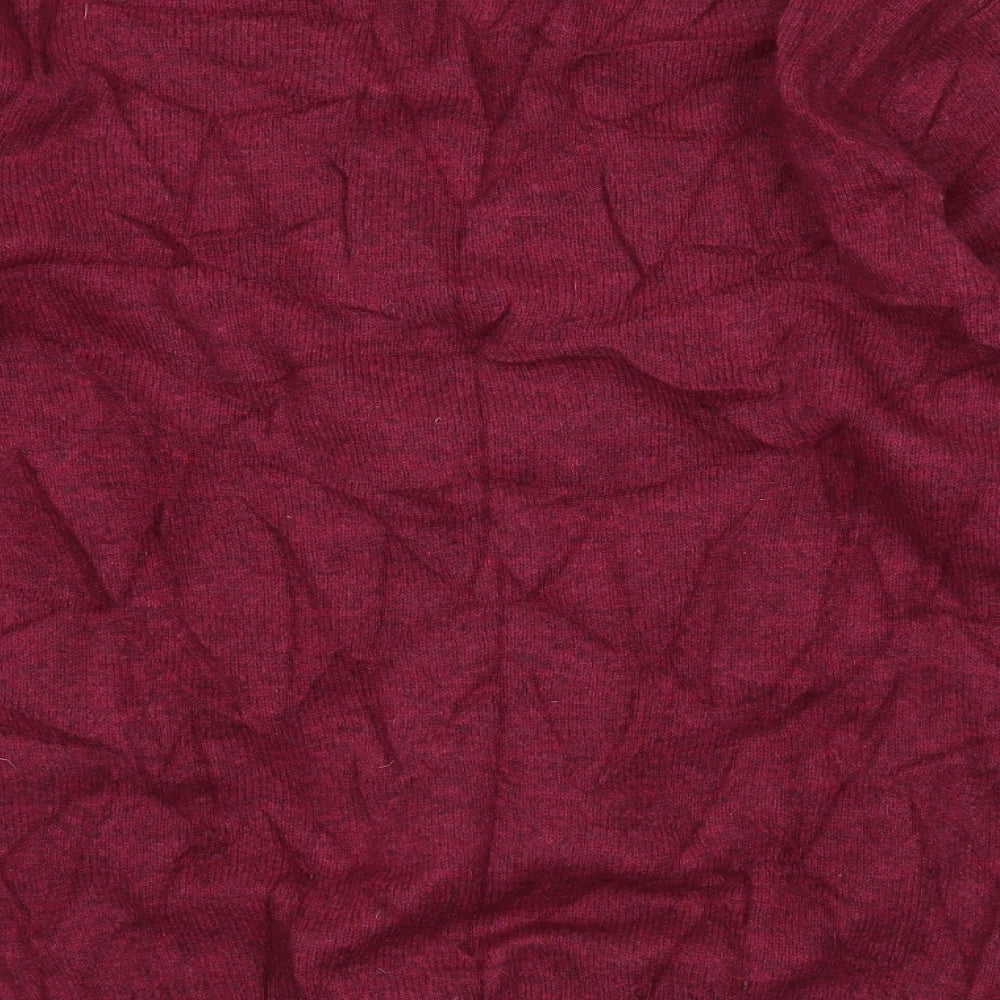 Easy Mens Purple Knit Pullover Jumper Size M