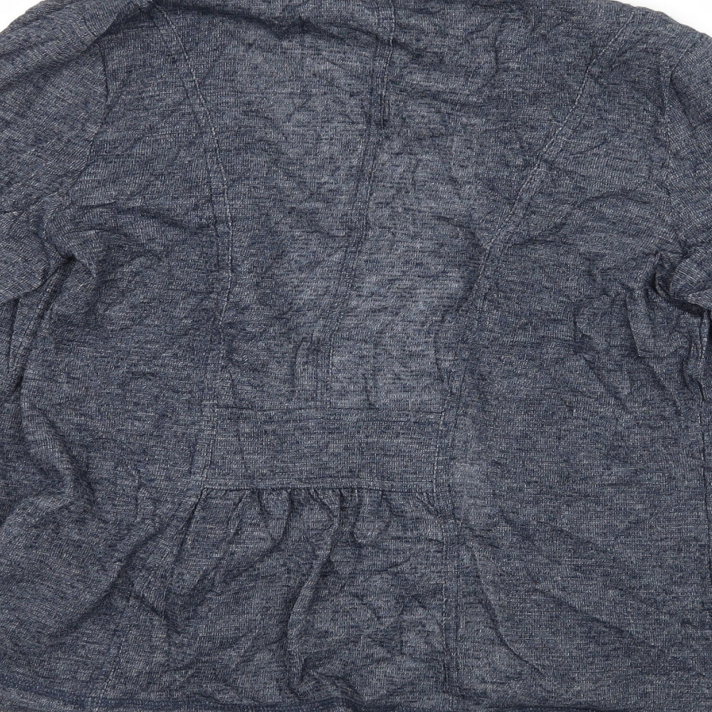 Marks and Spencer Womens Blue Knit Cardigan Jumper Size 10