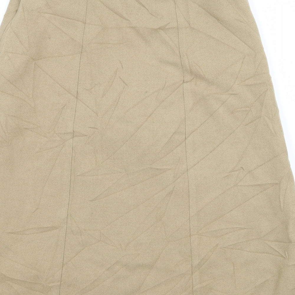 Dereta Womens Beige Straight & Pencil Skirt Size 12
