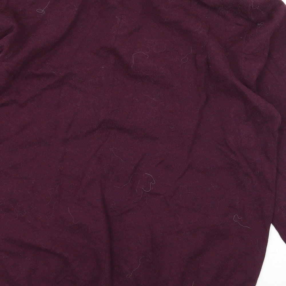 NEXT Womens Purple Knit Pullover Jumper Size L