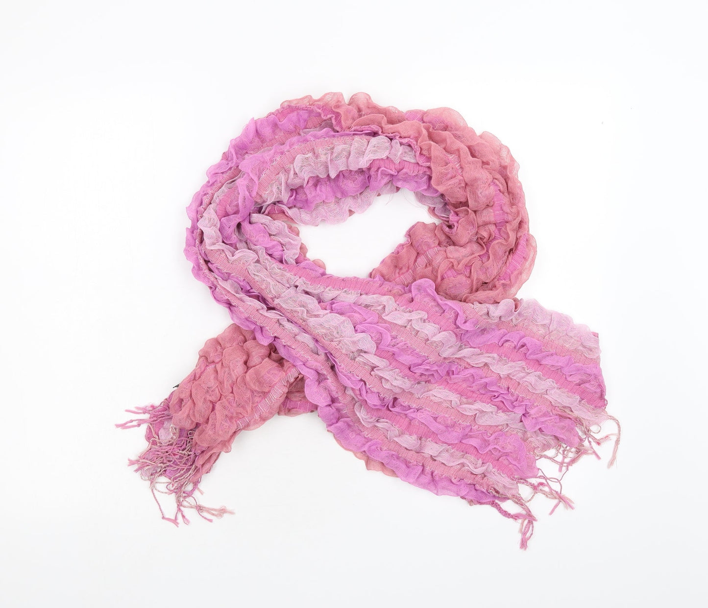 Preworn Womens Pink Scarf