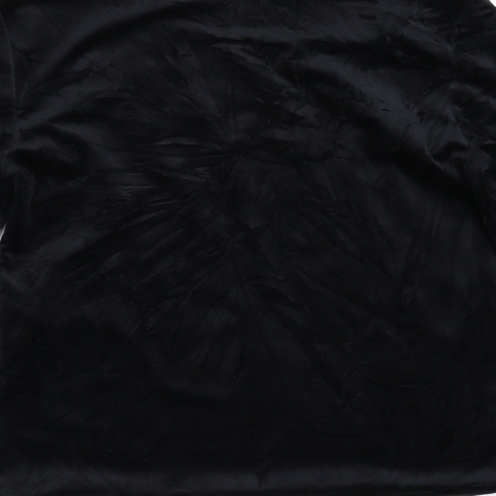 XETRA Womens Black Pullover Jumper Size S - Puff Sleeves