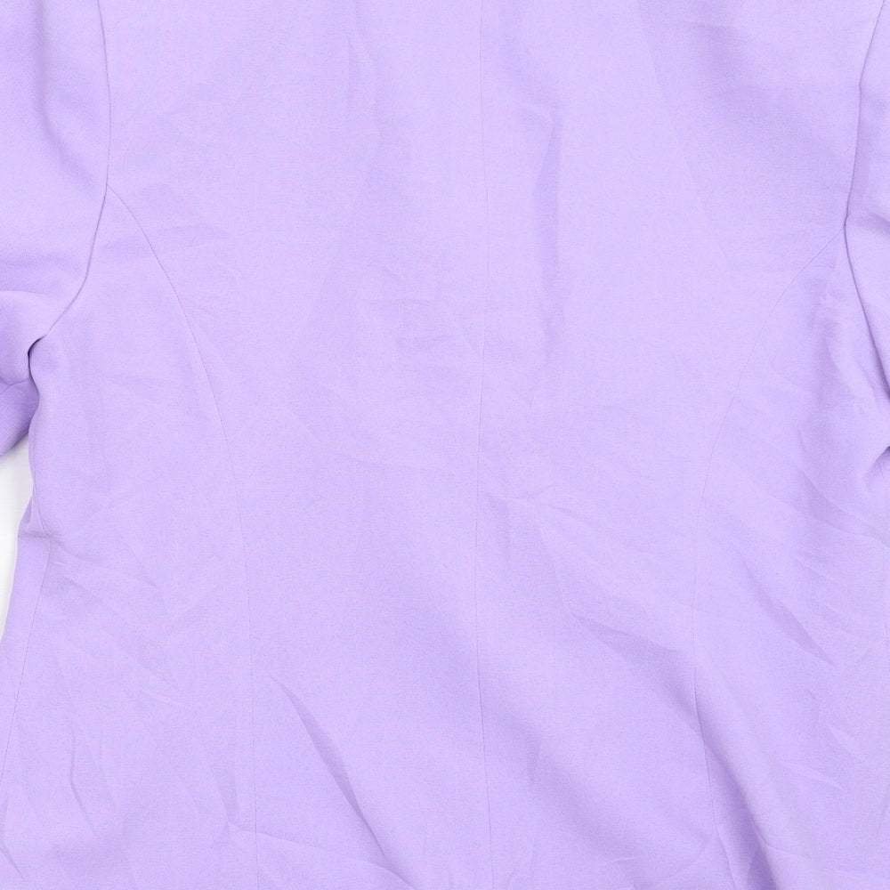 Isabelle Womens Purple Jacket Size 14
