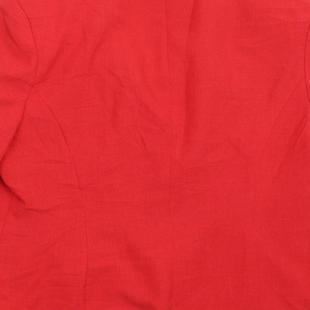 Isabelle Womens Red Jacket Size 16