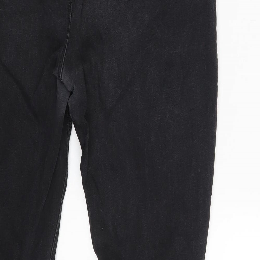 Denim Co. Womens Black Denim Skinny Jeans Size 14 L25 in