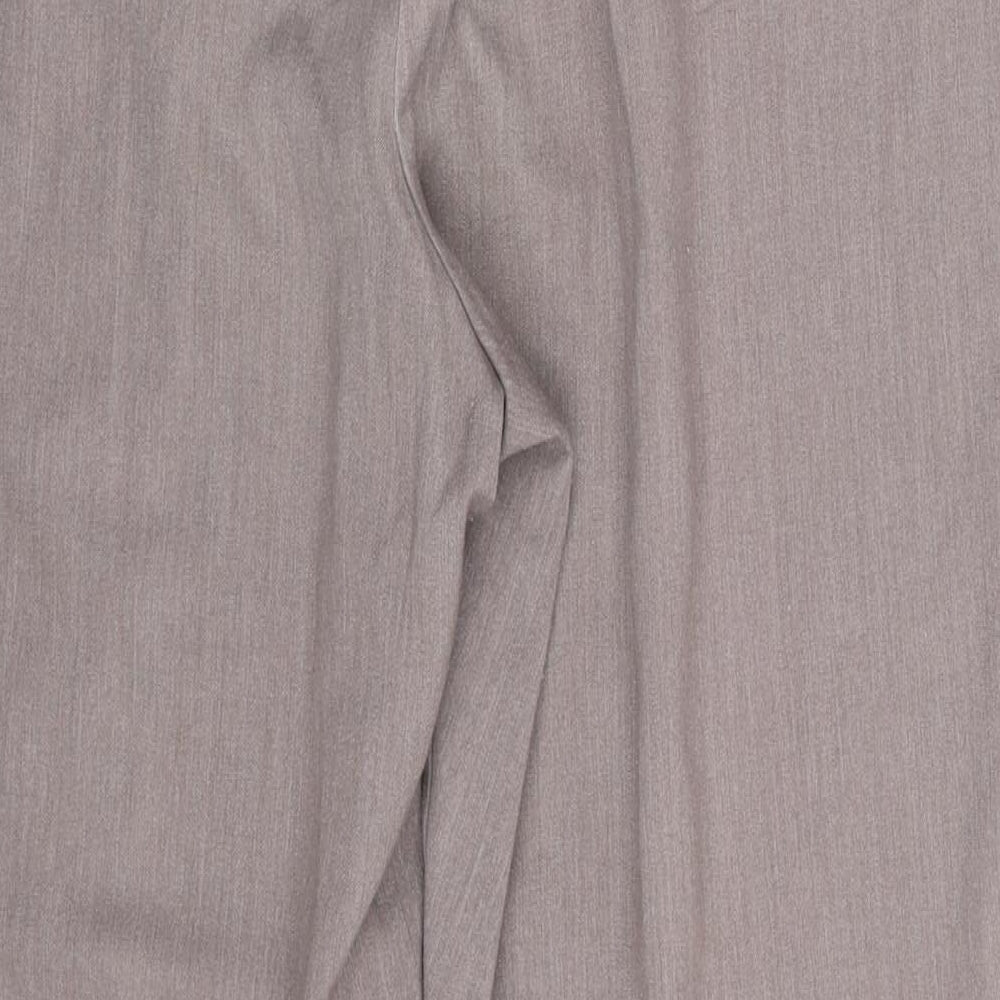 Marks & Spencer Womens Purple Trousers Size 14 L24 in