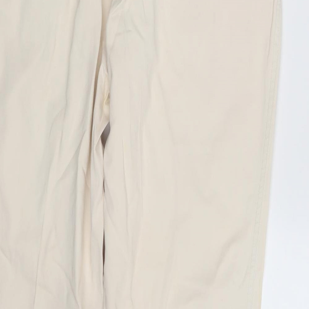 Bianca Womens Ivory Trousers Size 14 L28 in