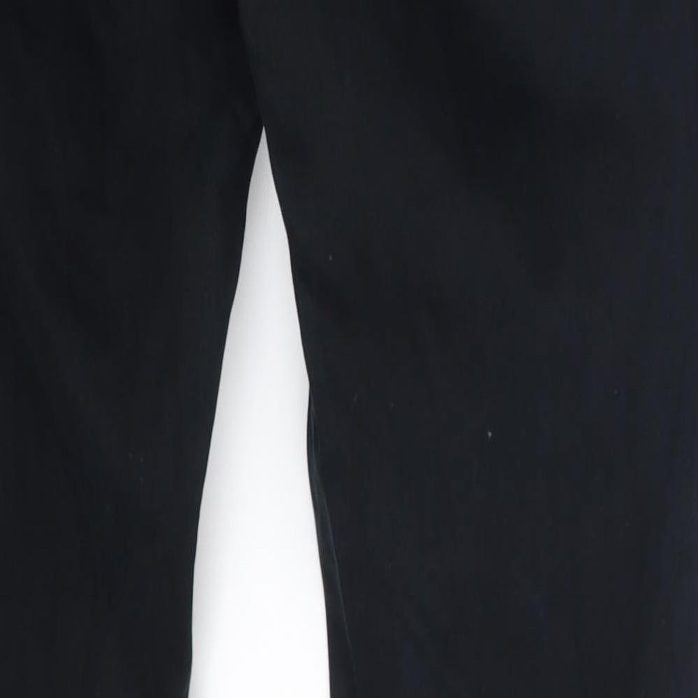 40 Womens Black Denim Skinny Jeans One Size L29 in