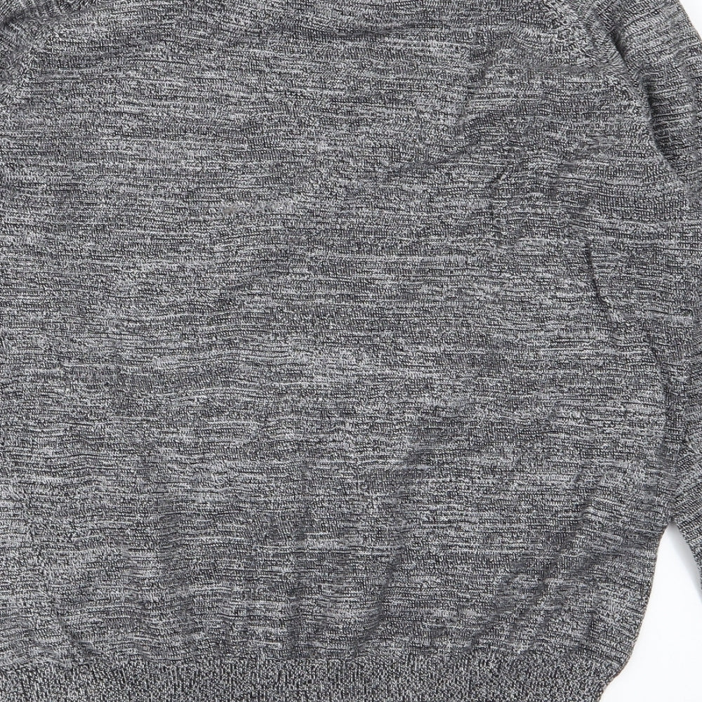 TU Mens Grey Knit Pullover Jumper Size S