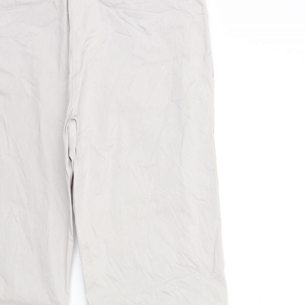 Zac & Rachel Womens Grey Trousers Size 8 L21 in