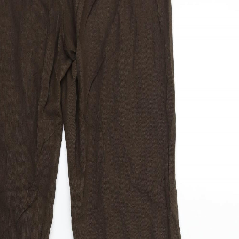 Autonomy Womens Brown Trousers Size 14 L31 in