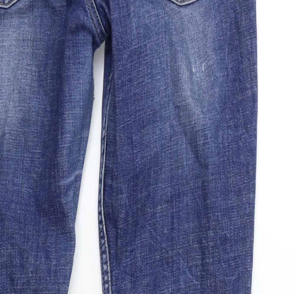 Marks & Spencer Womens Blue Denim Skinny Jeans Size 30 in L29 in