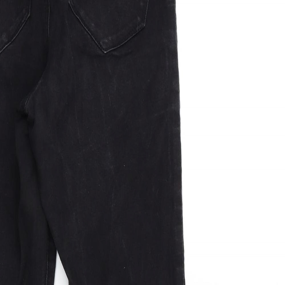 Denim & Co. Womens Black Denim Skinny Jeans Size 8 L30 in
