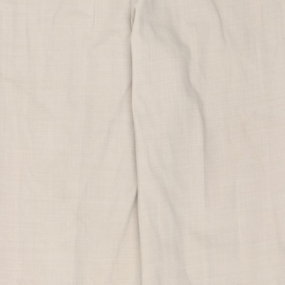 Preworn Womens Beige Trousers Size 32 in L32 in