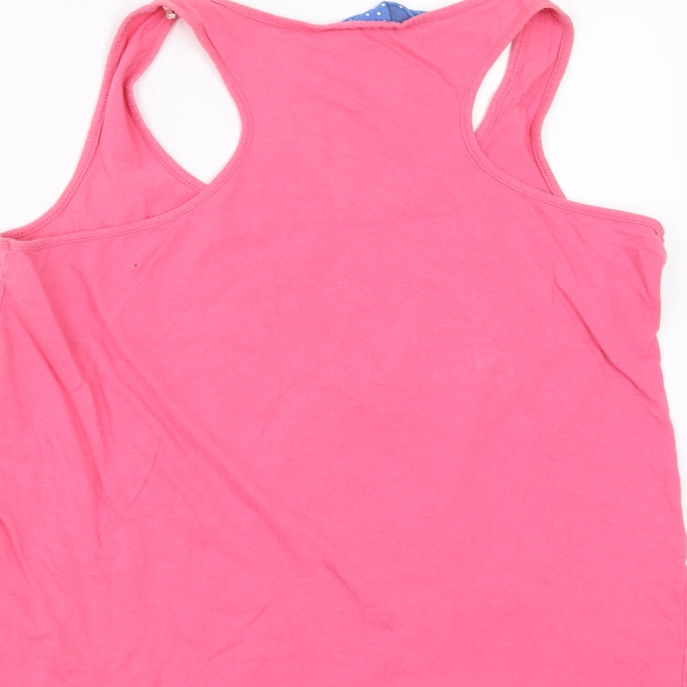 Secret Possessions Womens Pink Solid Top Pyjama Pants Size L - kiss me