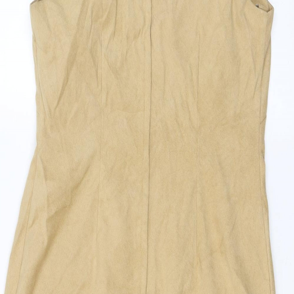 Wallis Womens Beige Shift Size 10
