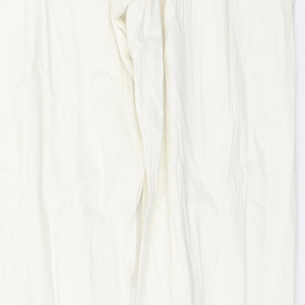 Ando Jeans Womens White Denim Straight Jeans Size XL L30 in