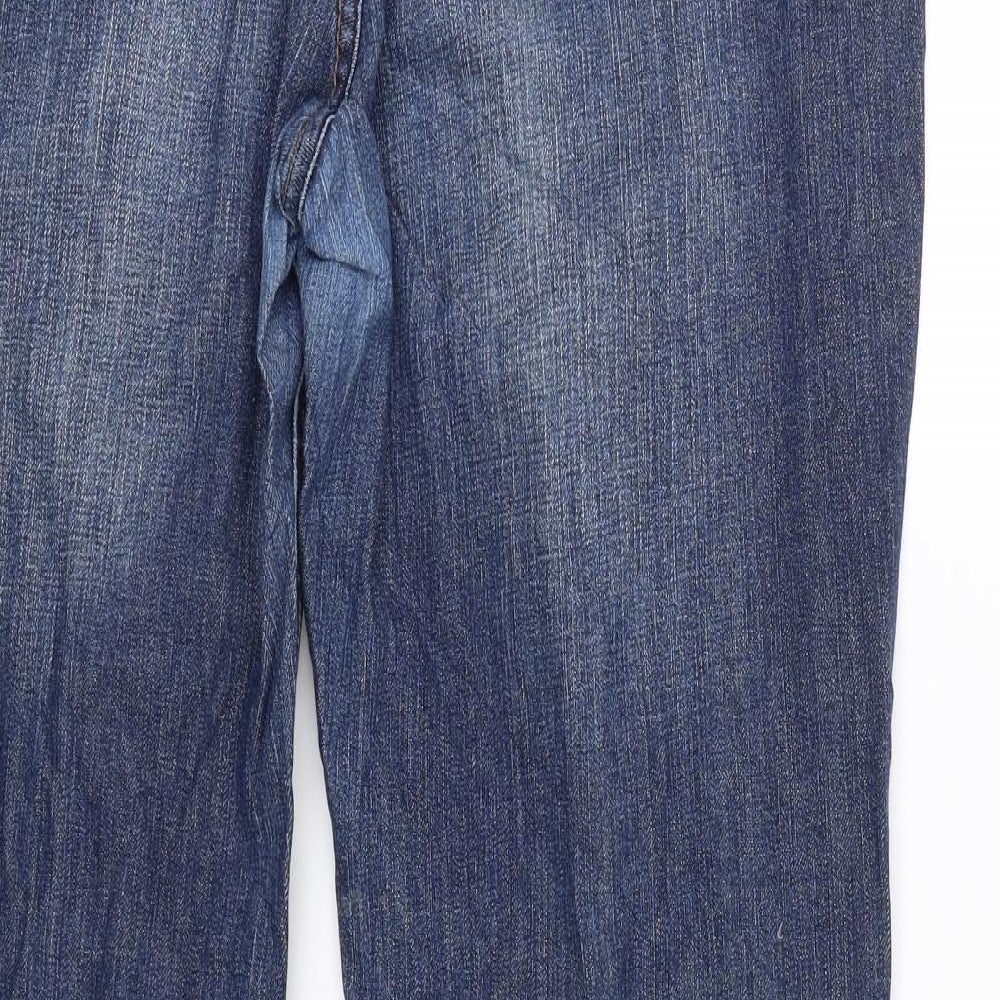 St Oliver Womens Blue Denim Bootcut Jeans Size 44 L27 in