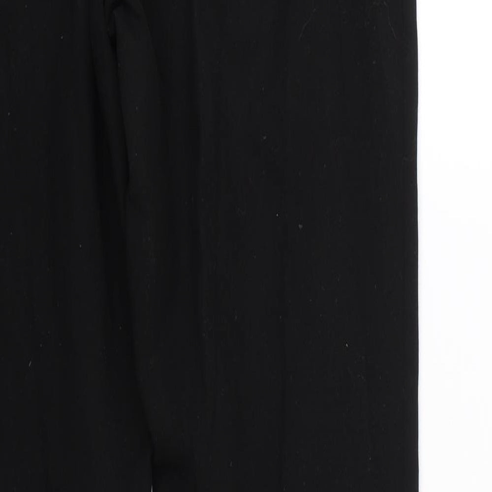 Preworn Girls Black Capri Trousers Size M