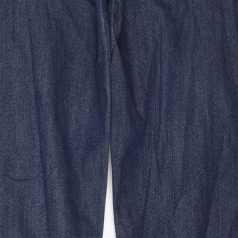 MORE & MORE Womens Blue Denim Straight Jeans Size 8 L28.5 in