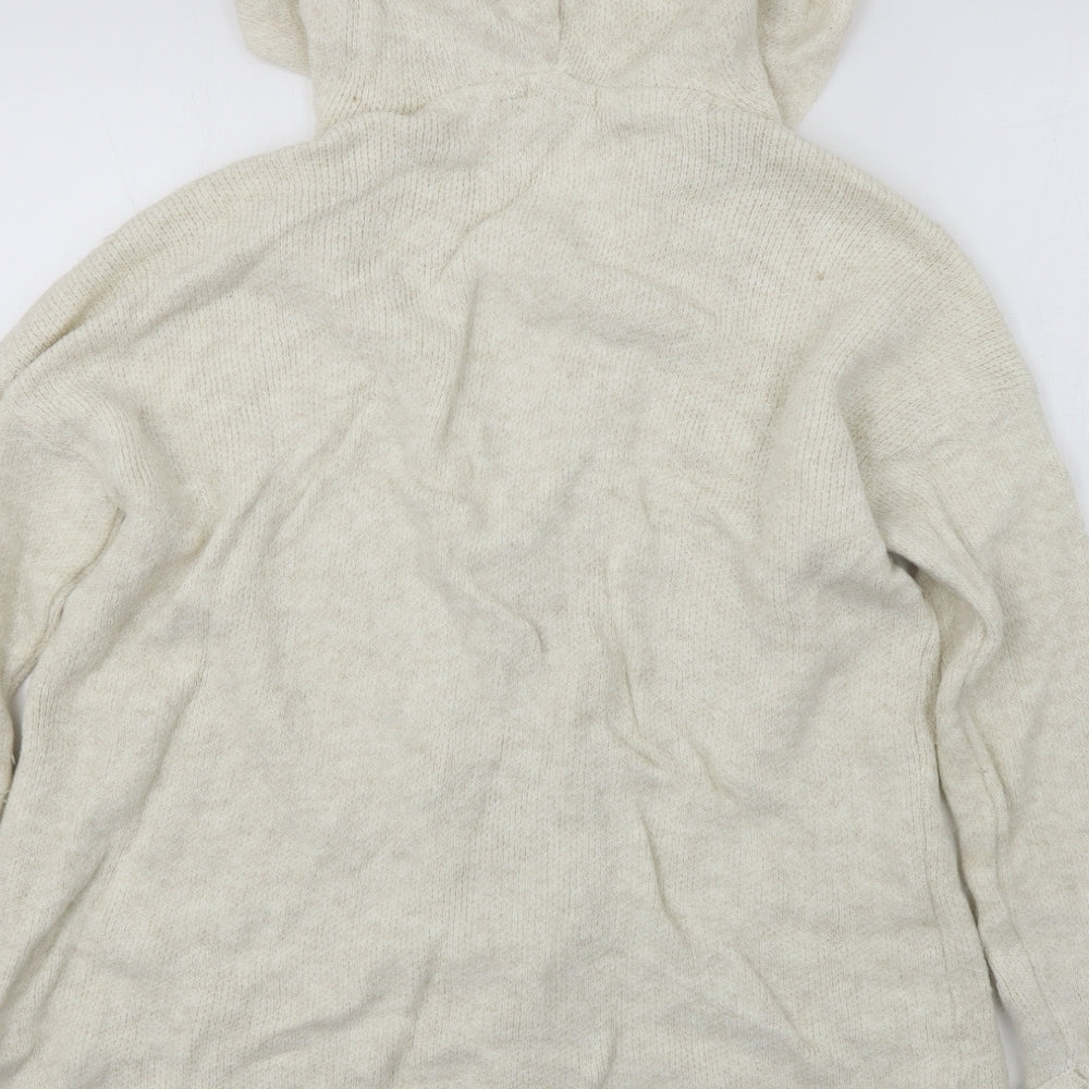 TU Womens Ivory Pullover Hoodie Size M