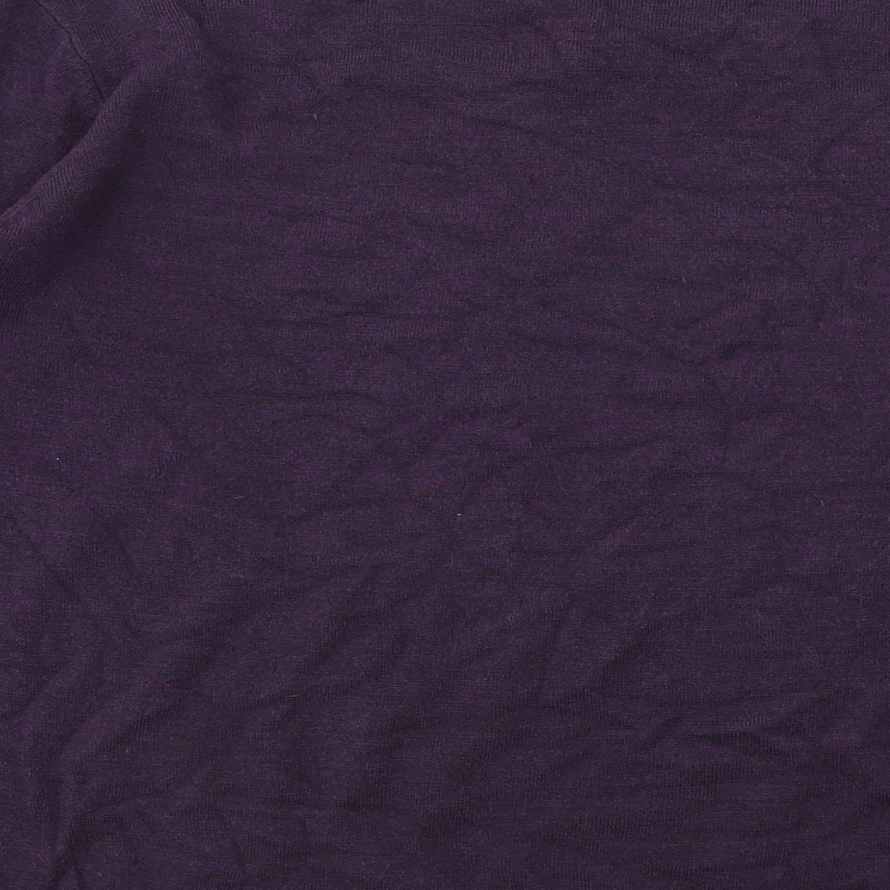 M&Co Womens Purple Pullover Jumper Size XL