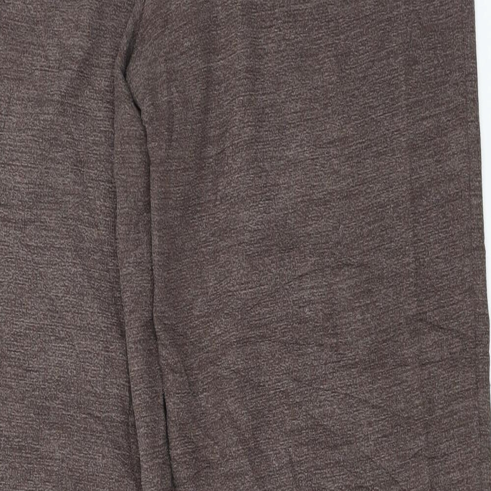 Marks and Spencer Womens Brown Trousers Size 14 L27 in