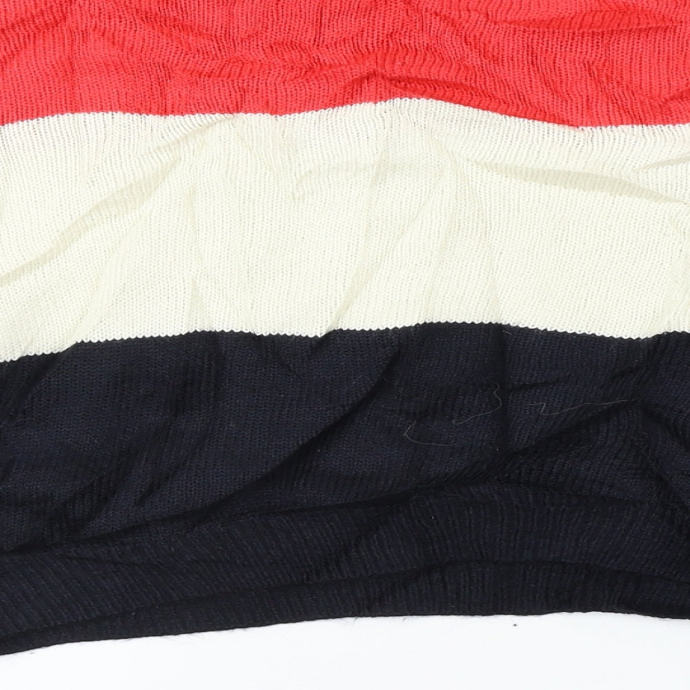 H&M Womens Beige Striped Pullover Jumper Size M