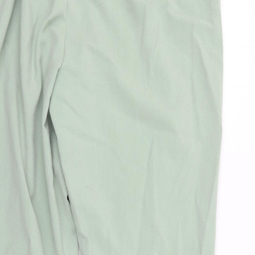 Jenny Lloyd Womens Green Trousers Size 16 L25 in