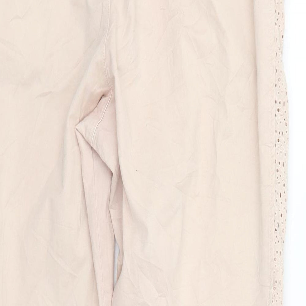 Gap Womens Beige Trousers Size 16 L25 in
