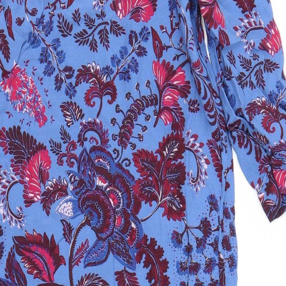 NEXT Womens Blue Paisley Shift Size 8