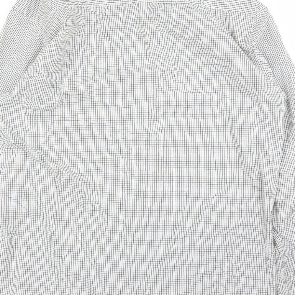 Primark Mens Grey Check Button-Up Size 2XL