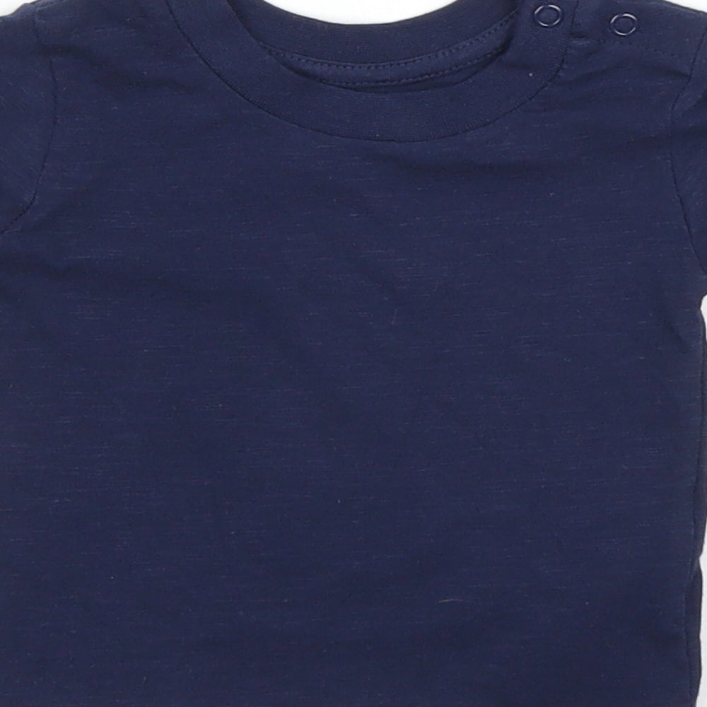 Primark Boys Blue Basic T-Shirt Size 3-6 Months