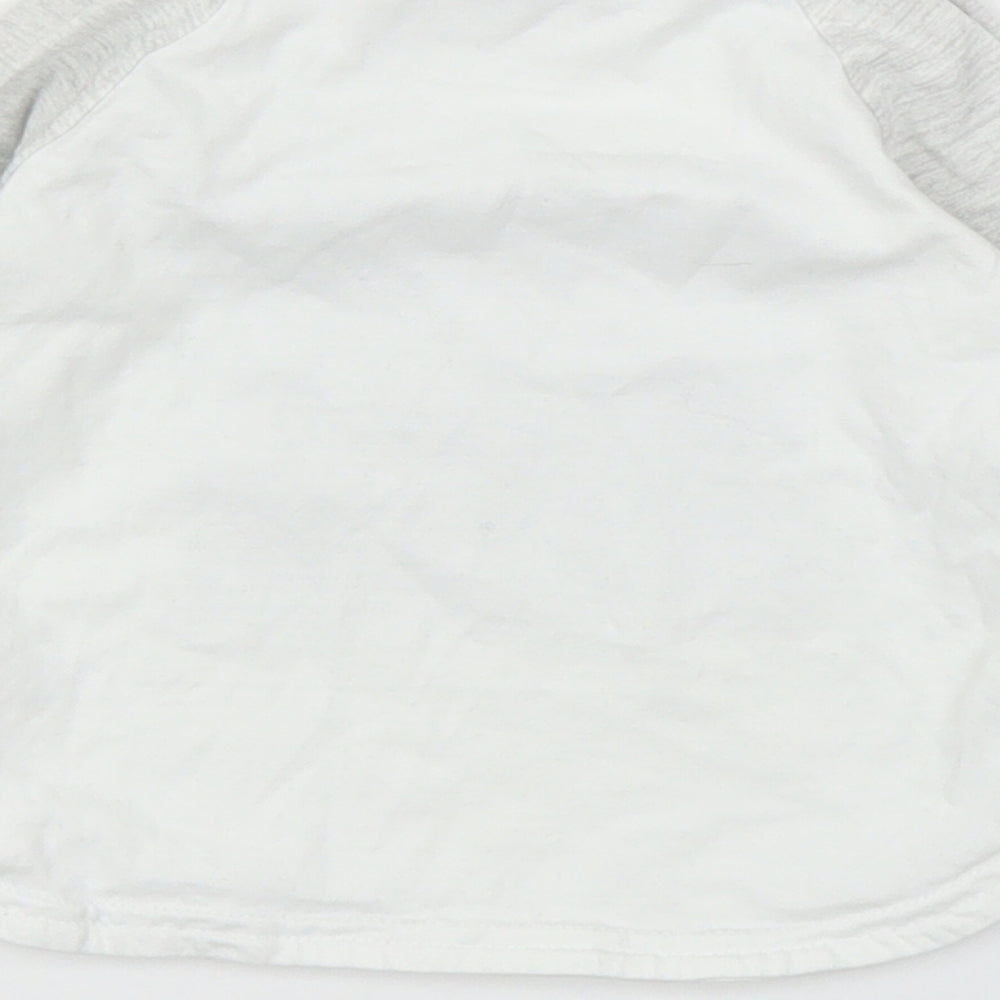 TU Boys White Basic T-Shirt Size 9-12 Months