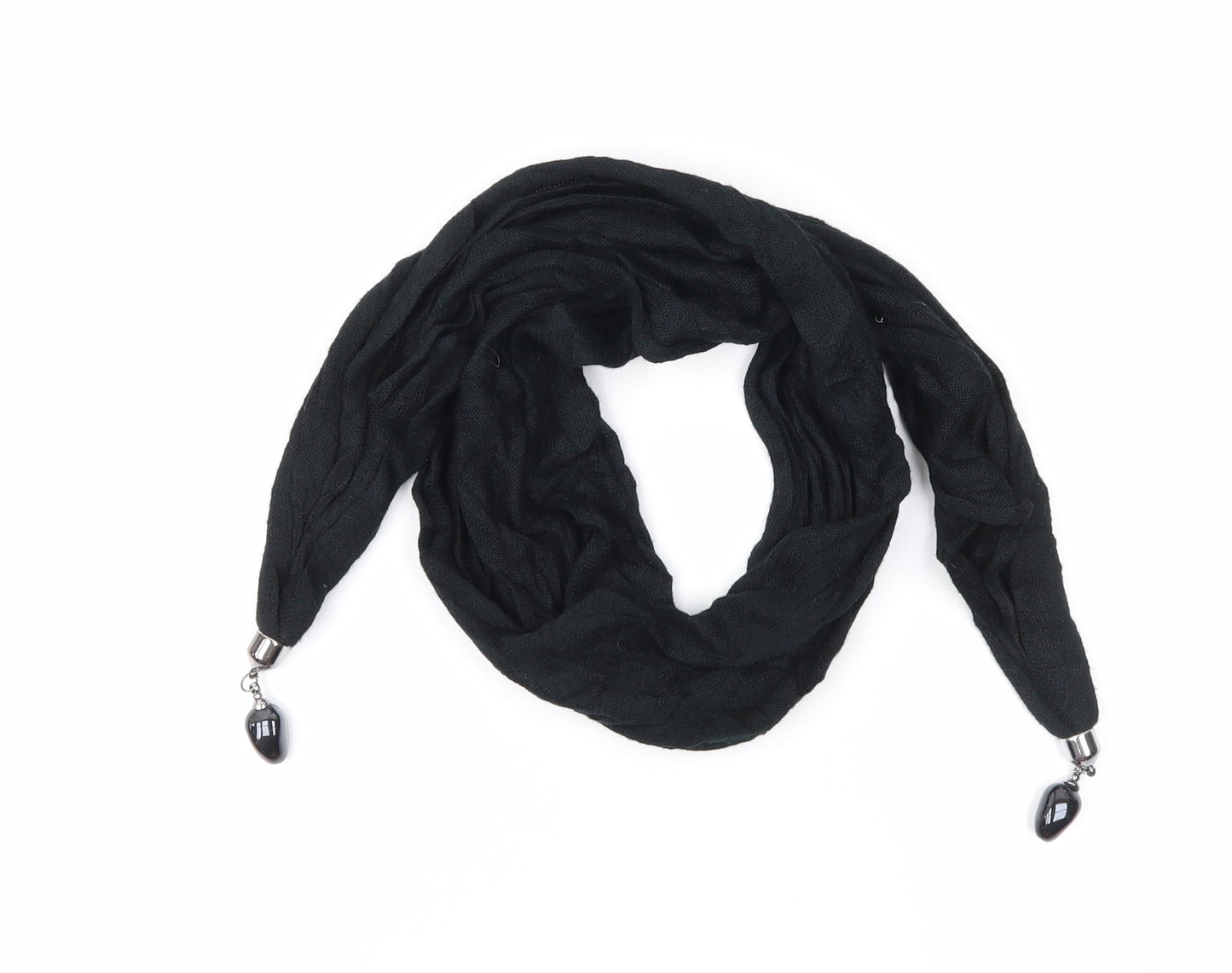 Preworn Womens Black Scarf