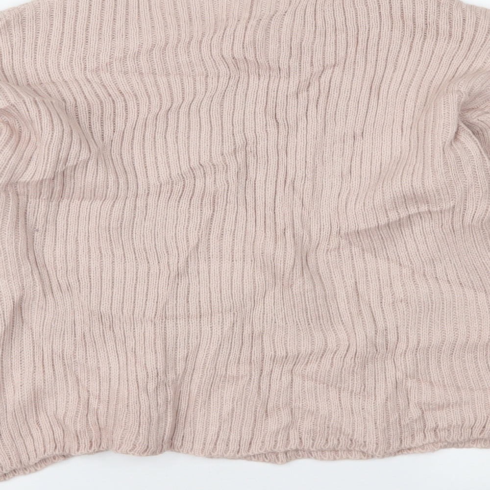 SheIn Womens Pink Pullover Jumper Size S
