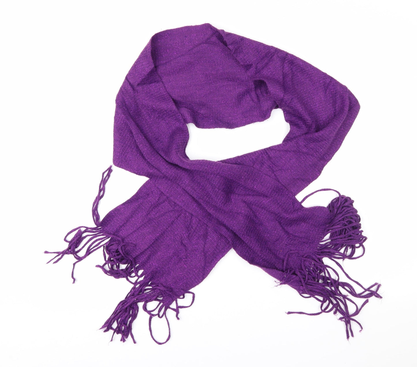 Preworn Womens Purple Scarf