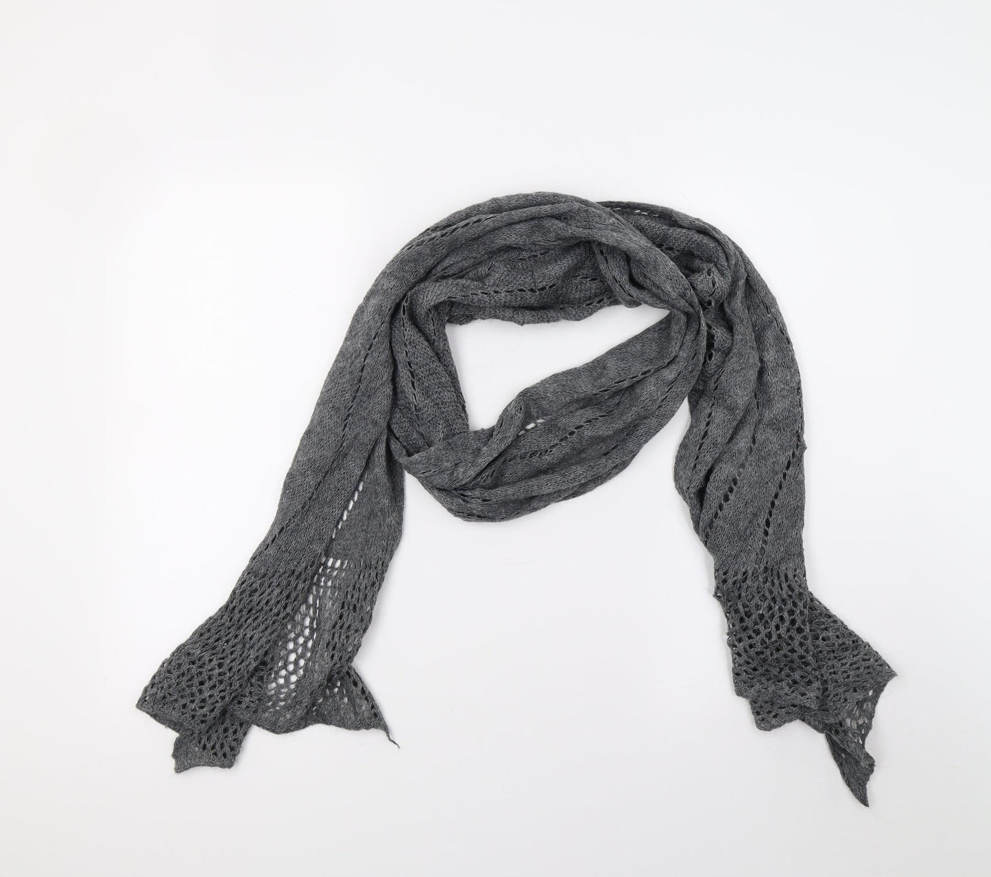 Preworn Womens Grey Scarf