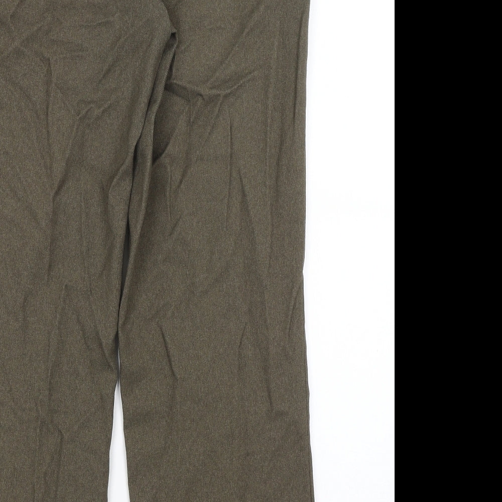Brandtex Womens Green Trousers Size 16 L28 in