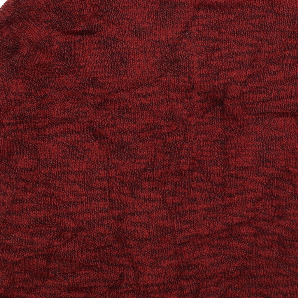 Pink Woman Womens Red Pullover Jumper Size M