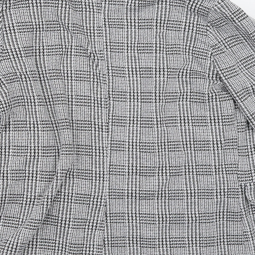 Boohoo Womens Grey Jacket Size 10