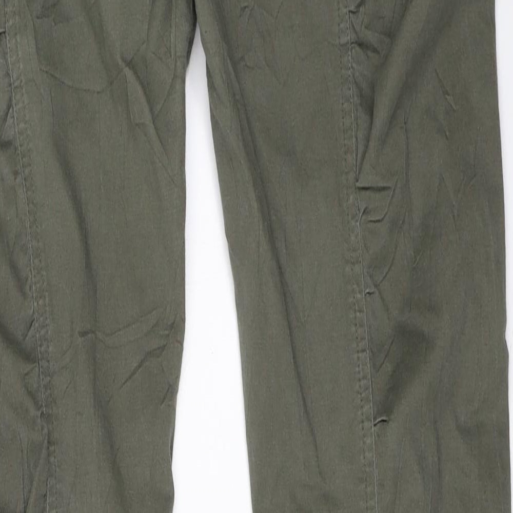 Lola Espelela Womens Green Trousers Size 40 L32 in