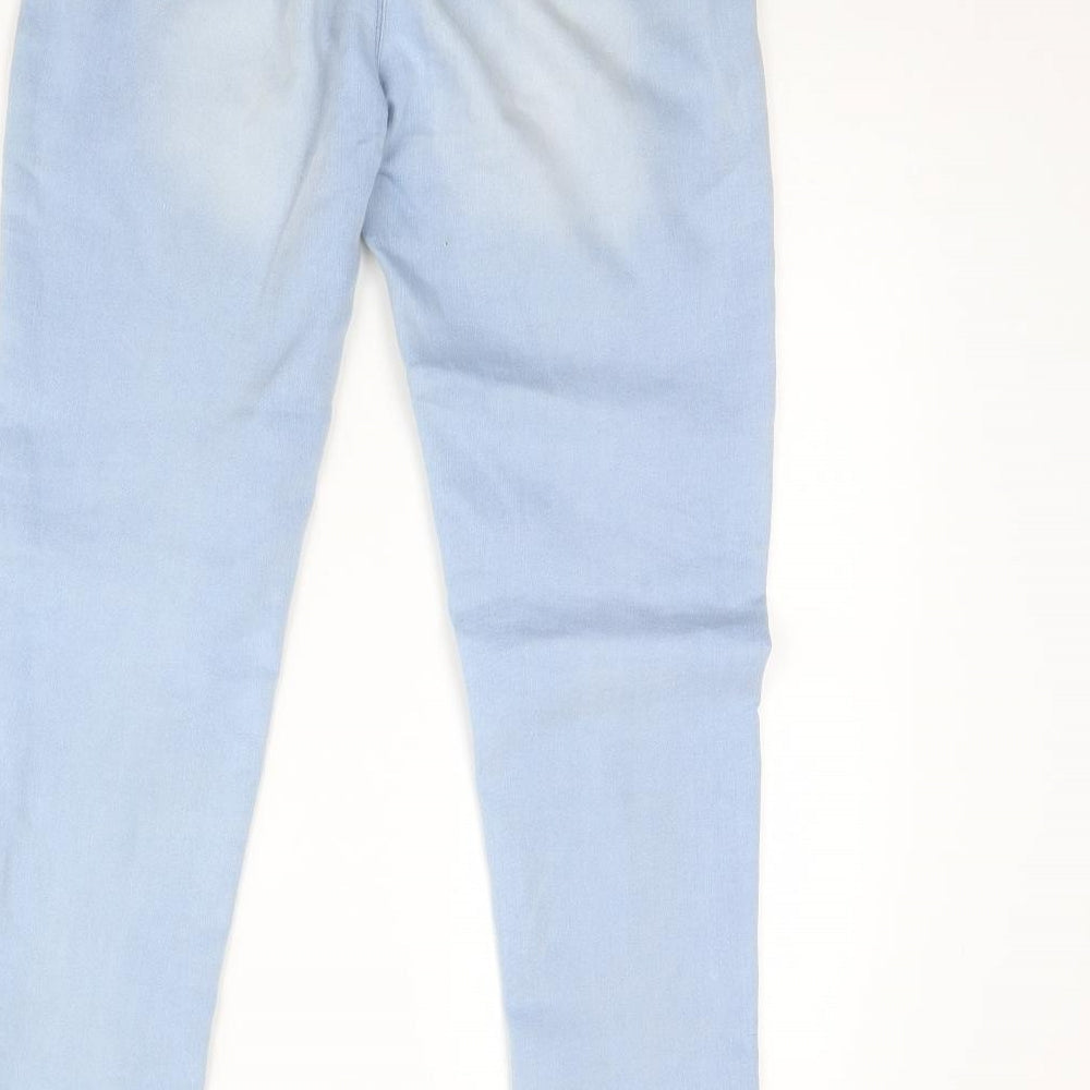 Peacocks Womens Blue Denim Skinny Jeans Size 12 L28 in