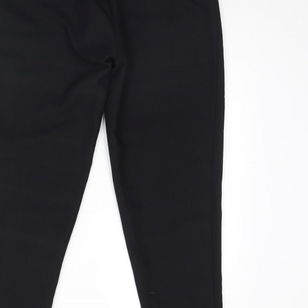 Wallis Womens Black Dress Pants Trousers Size 10 L28 in