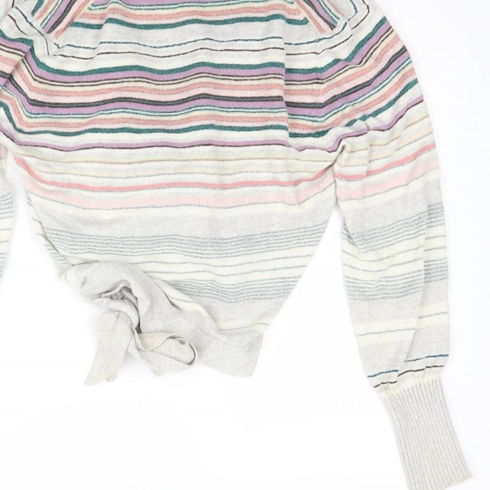Country Casuals Womens Multicoloured Striped Pullover Jumper Size L