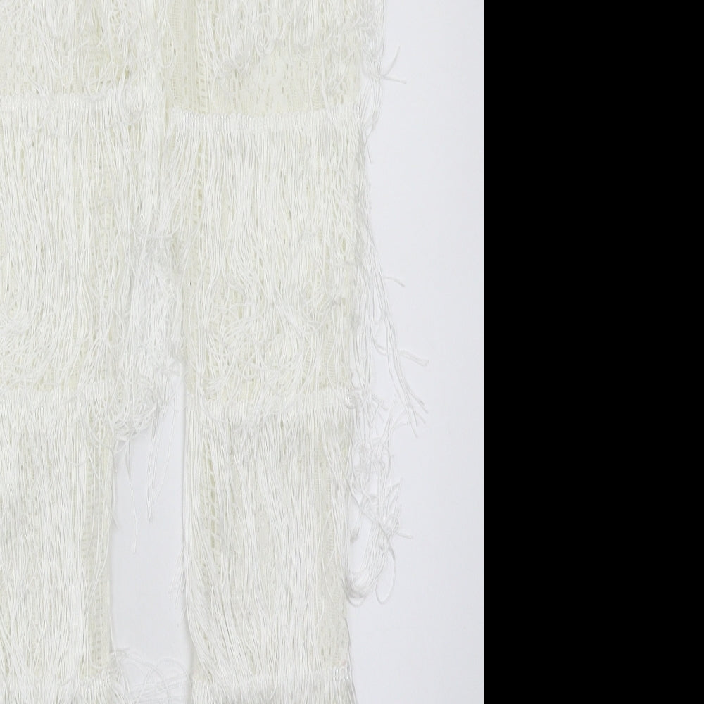 DMZ Womens White Trousers Size S L32 in