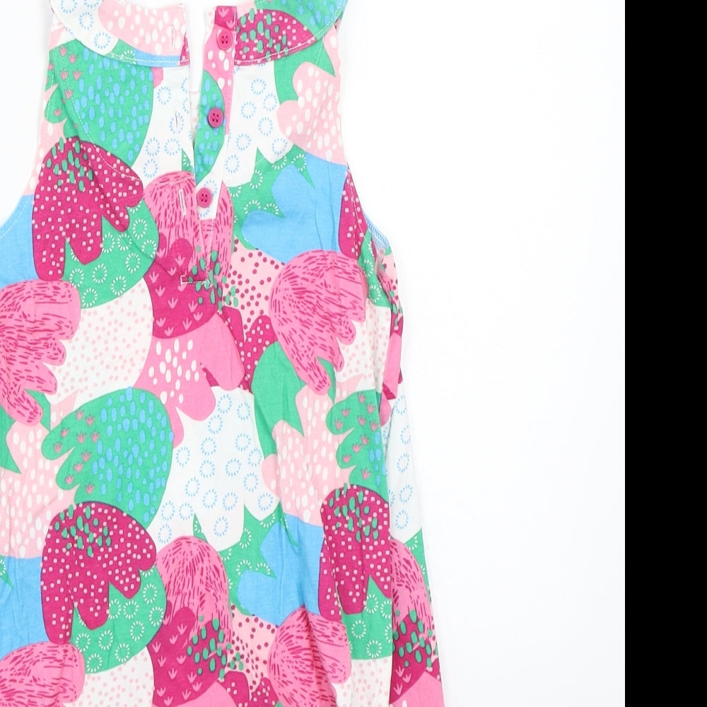 Mini Club Girls Pink Floral Basic T-Shirt Size 4-5 Years